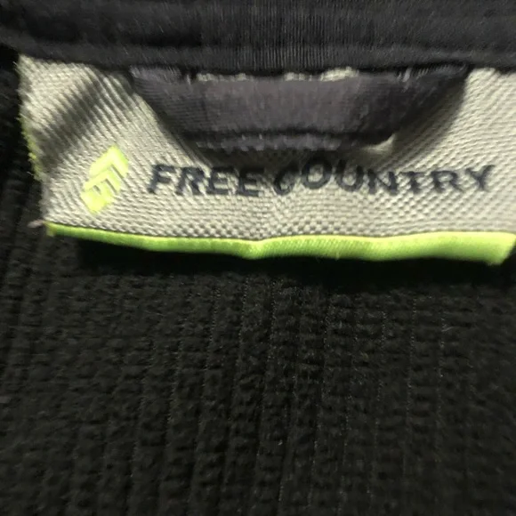 EUC Free Country Youth Boys Zip Up Hooded Jacket w/ 2 Pockets - Picture 3 of 6